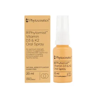 Phytoceutics Phytomist Vitamin D3 + K2 Oral Spray 20ml