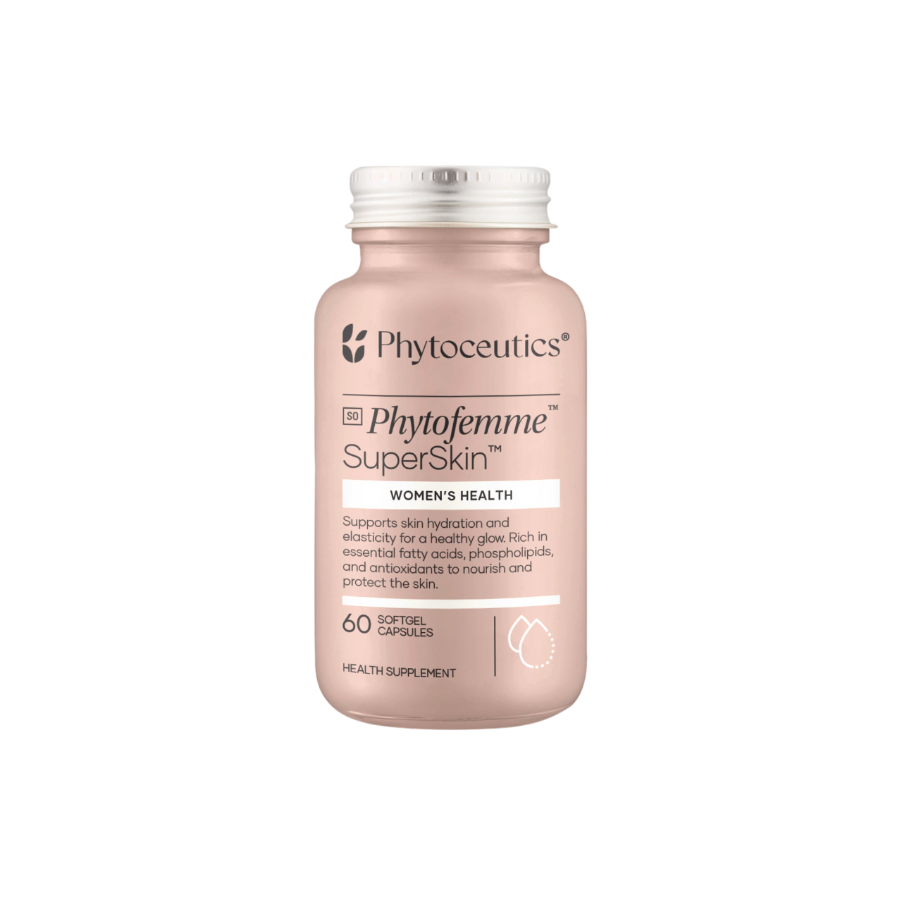 Phytoceutics Phytofemme Superskin (Krill Oil) 60c