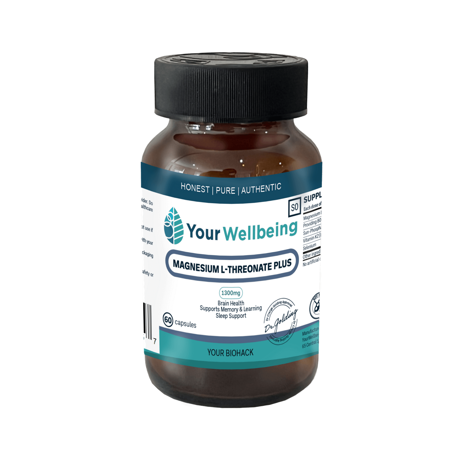 YWB Magnesium L-Threonate Plus 60c