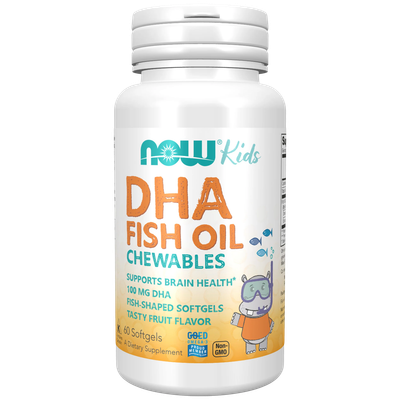 NOW DHA Kids Chewable 60c