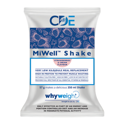 MiWell Strawberry &amp; Cream Shake 57g