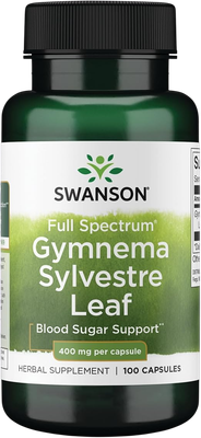 Swanson Full Spectrum Gymnema Sylvestre Leaf 100c Swanson Full Spectrum Gymnema Sylvestre Leaf 100c