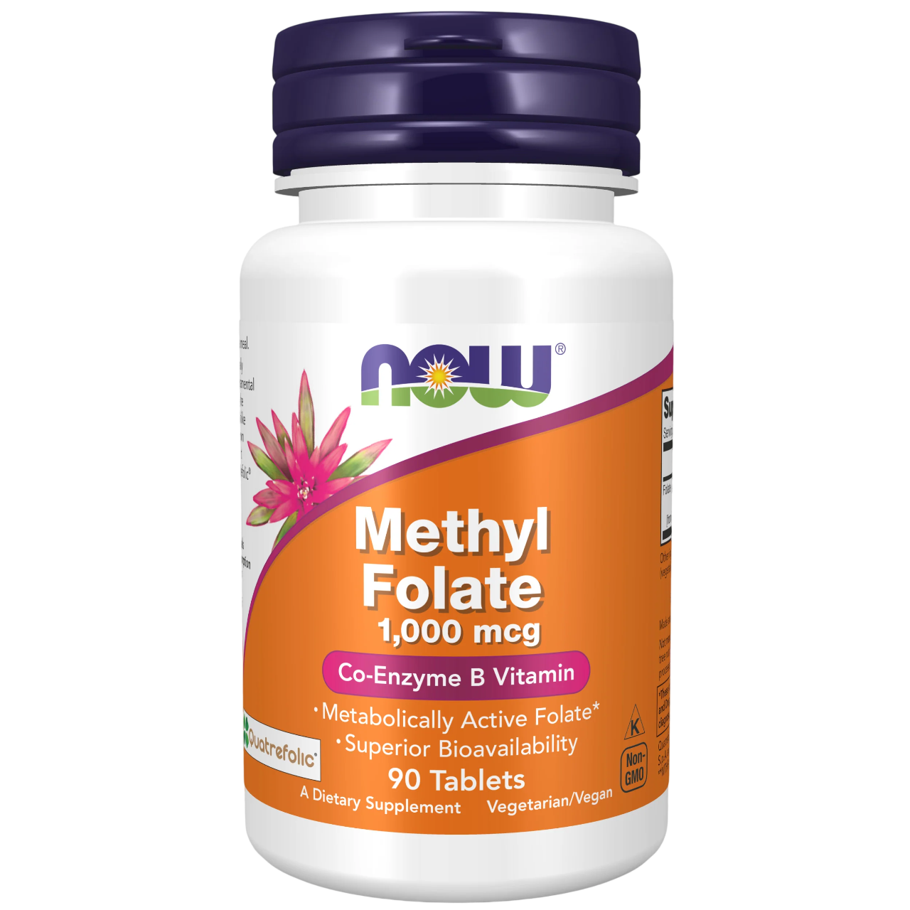 NOW Foods Methyl Folate 1000 mcg - 90 Tablets