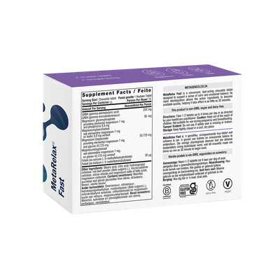 Metagenics MetaRelax Fast Strawberry 15c
