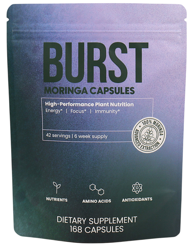 BURST Moringa Capsules 168c