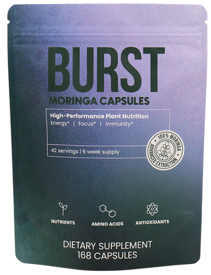 BURST Moringa Capsules 168c