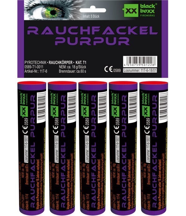 Rauchfakel purpur