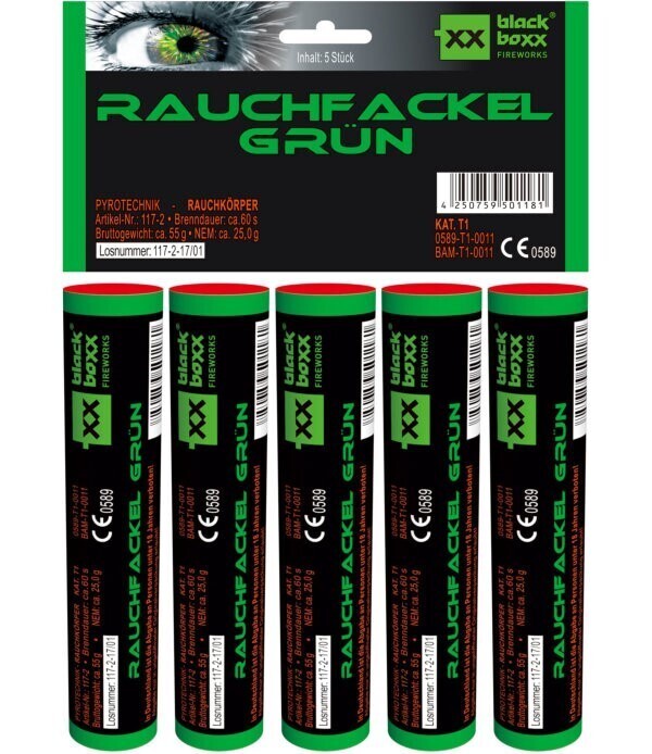 Rauchfakel grün