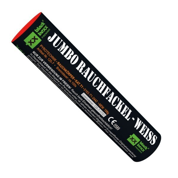 Jumbo Rauchfakel weiss