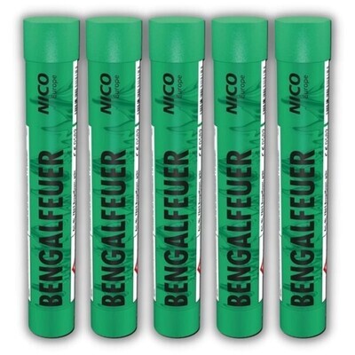 Bengalfeuer Grün 5er Pack