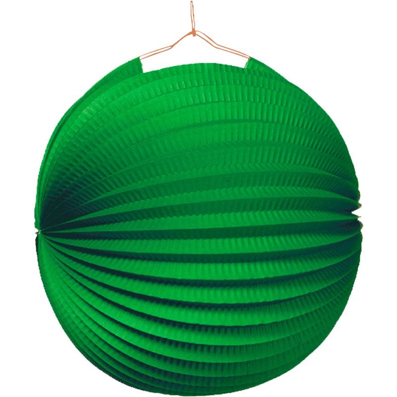 Lampion rund grün