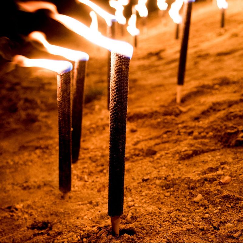 Wachsfackeln