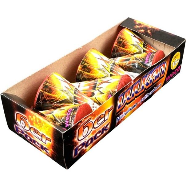 Mini-Vulkane im 6er Pack