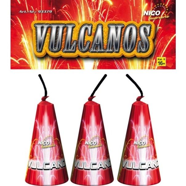 3er Beutel mini Vulkane Vulcanos