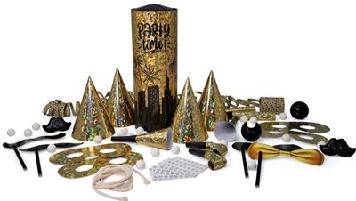 Tischbombe Maxi Partytime Holo Gold