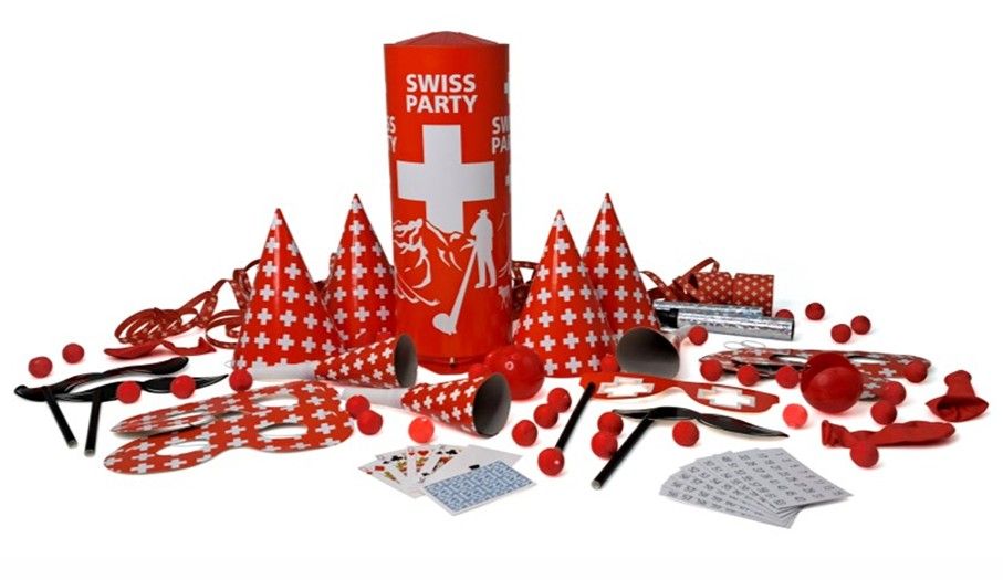 Tischbombe Maxi Swiss Party