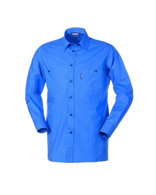 Camicia Blues in tela