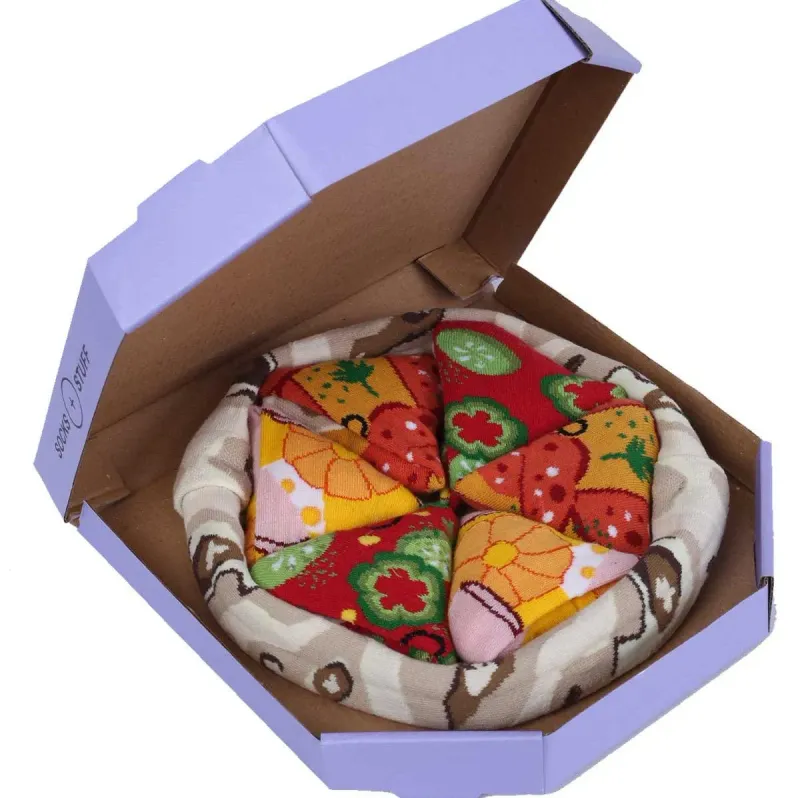 Pizza Socken Mixed