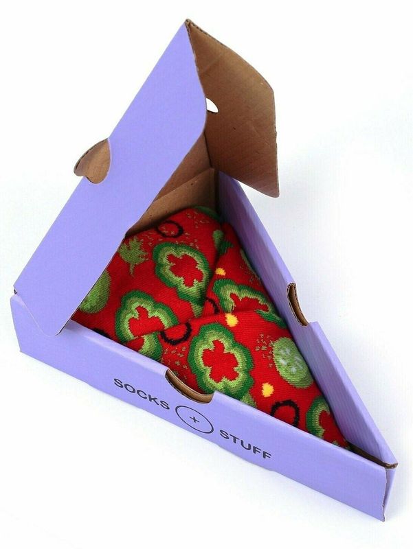 Pizza Socken vegetarisch