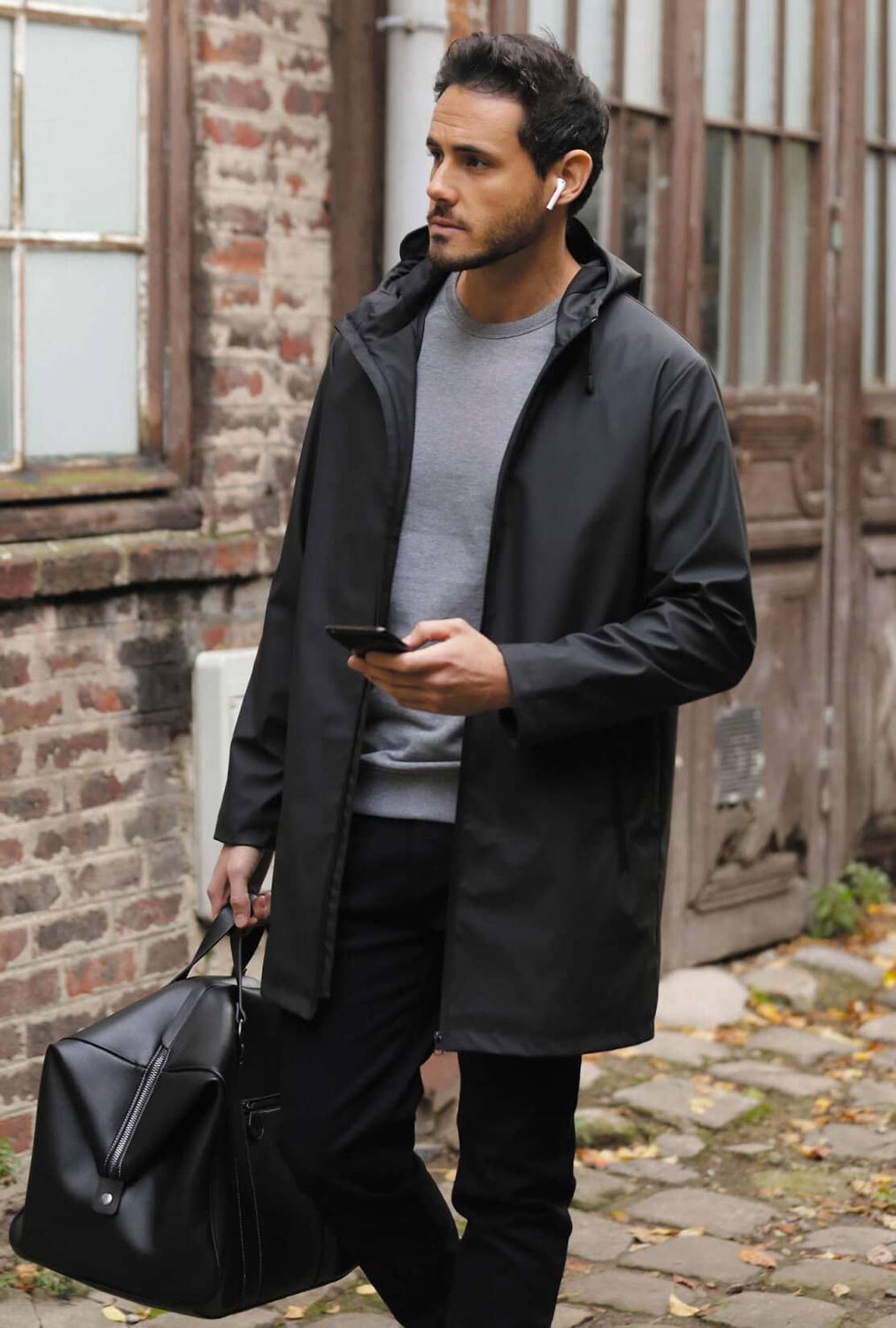 Herren Wax Parka Antoine