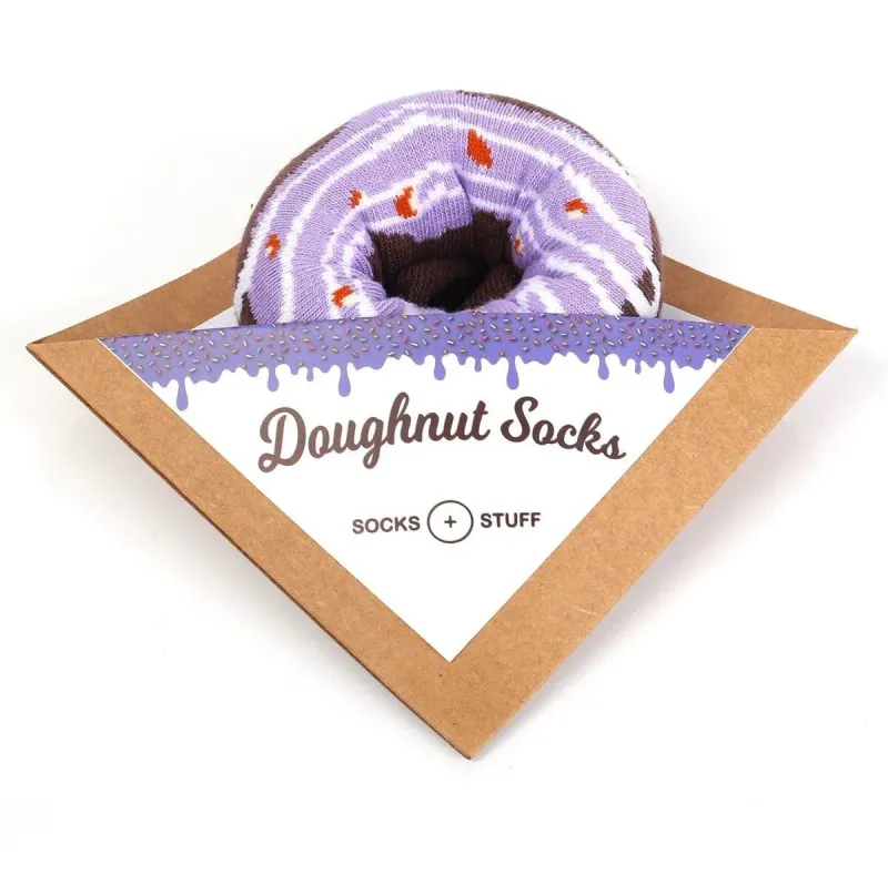 Donut Socken Blueberry Glazed