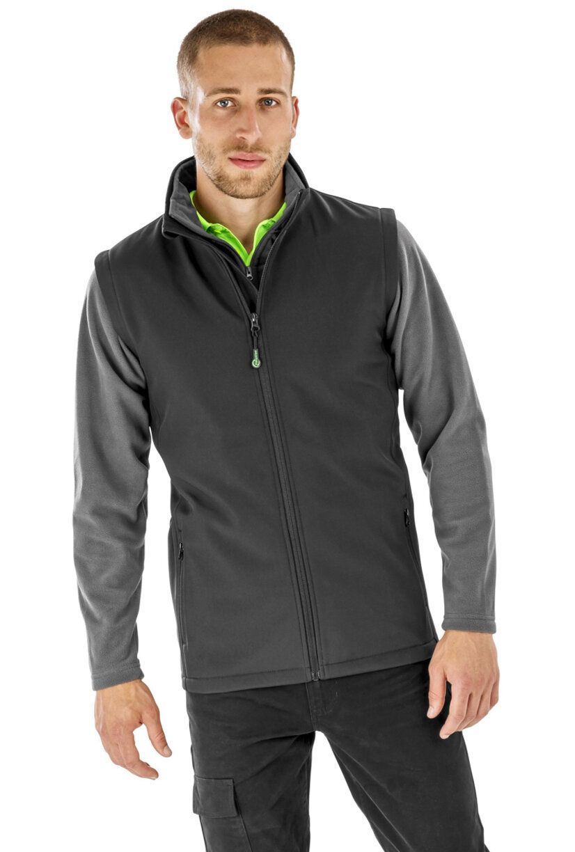 Herren Recycled 2-Layer Softshell Bodywarmer