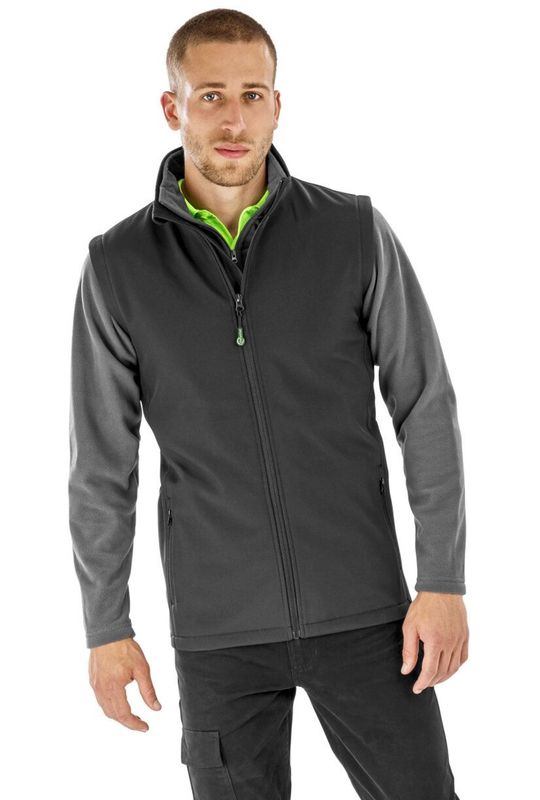 Herren Recycled 2-Layer Softshell Bodywarmer