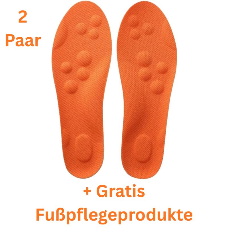 2 Paar Komfort & Wellness Fußbett inkl. Fußpflegeprodukte 2 Paar Komfort & Wellness Fußbett inkl. Fußpflegeprodukte