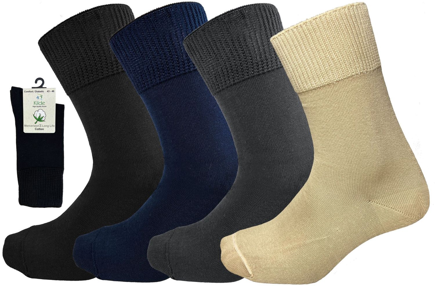 Komfortsocken Baumwolle inkl. Fußpflegeprodukte Komfortsocken Baumwolle inkl. Fußpflegeprodukte