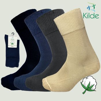 Komfortsocken mit mercerisierte Baumwolle inkl. Fußpflegeprodukte Komfortsocken mit mercerisierte Baumwolle inkl. Fußpflegeprodukte