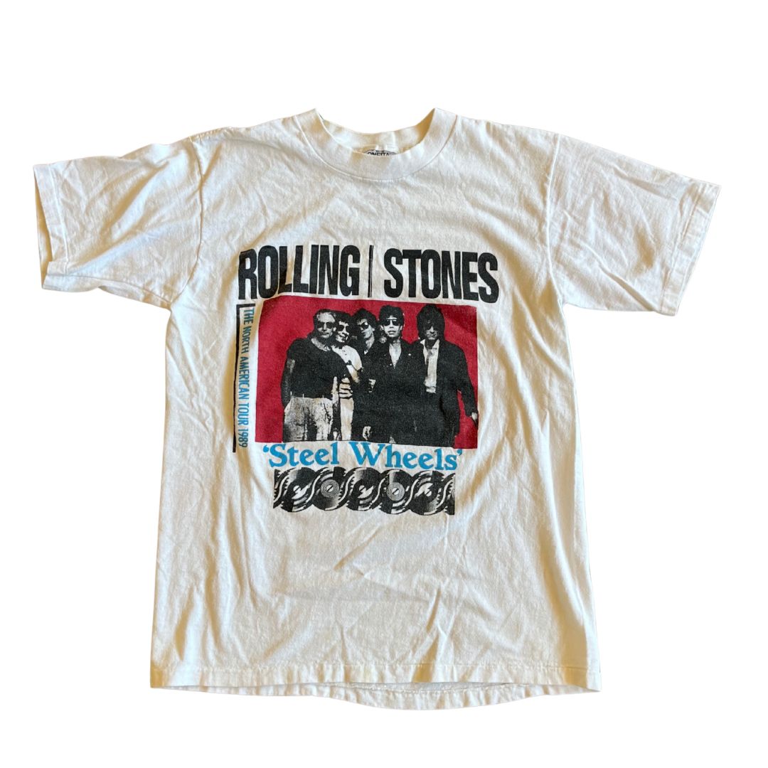 1989 Stones Steel Wheel Tour tee