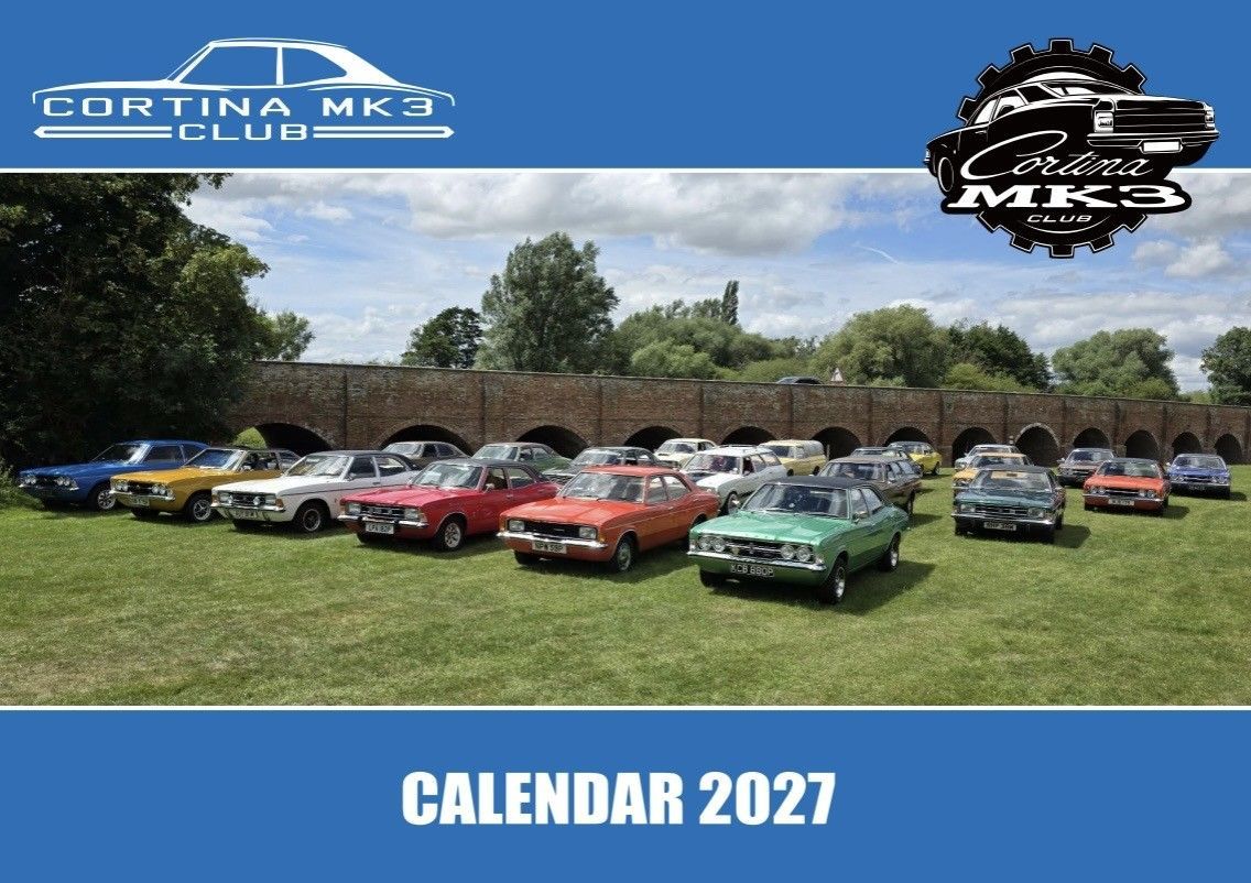 2027  Cortina MK3 Club CalendarThe