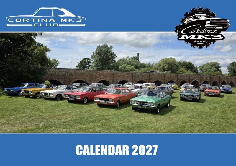 2027  Cortina MK3 Club CalendarThe