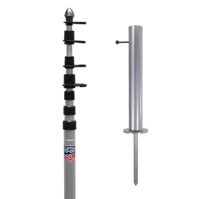 ULTIMATE TAILGATE AND BEACH 20' FLAG POLE PACKAGE