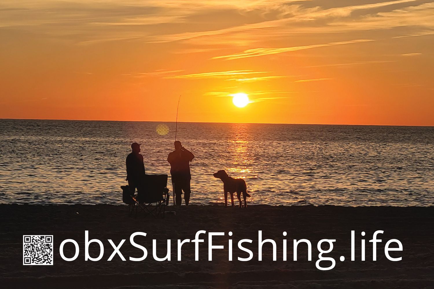 OBX CAPE LOOKOUT SUNSET FLAG 12"X18" DOUBLE SIDED FLAG