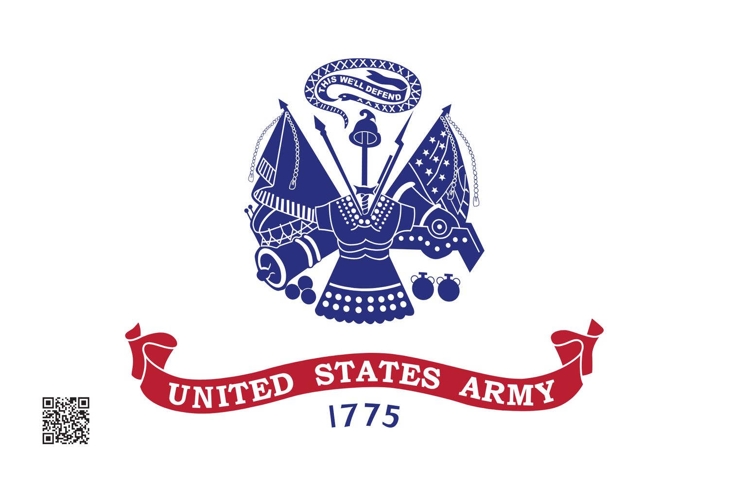 ARMY FLAG 12"X18" DOUBLE SIDED FLAG