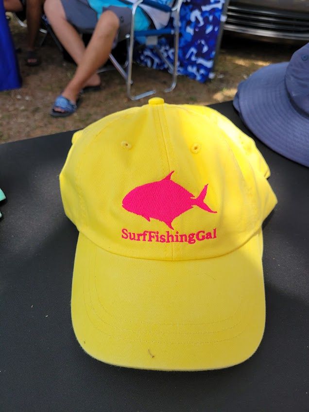 SURF FISHING GAL HAT YELLOW