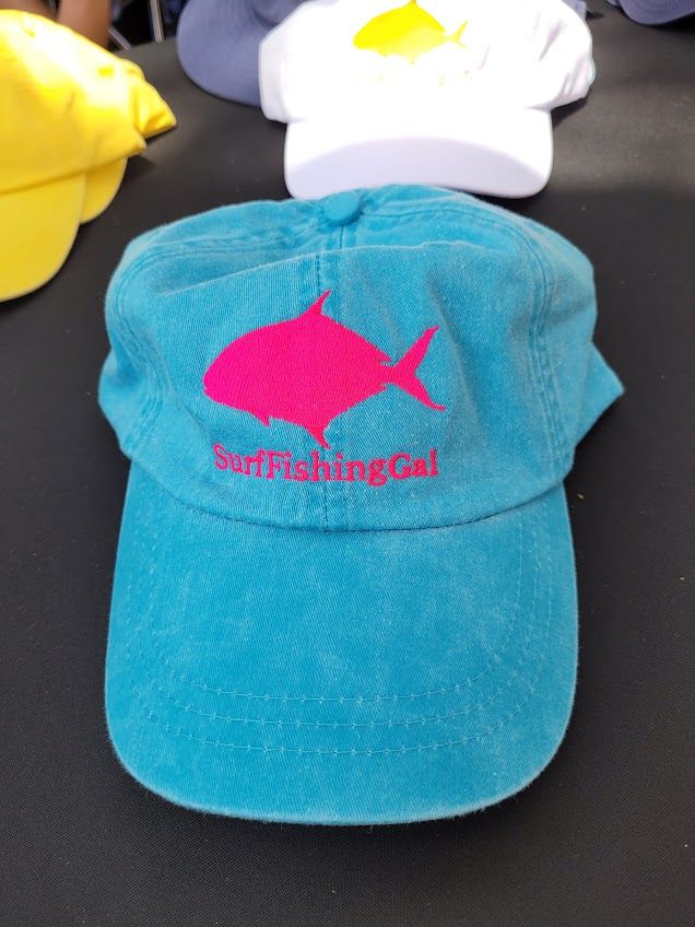 SURF FISHING GAL HAT CARIBBEAN BLUE