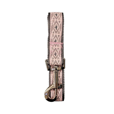 Designer Dog Leash - Unicorn Pink &amp; Gray - 6ft