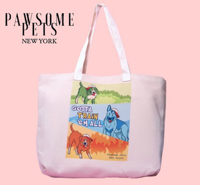 TOTE BAG - GOTTA TRAIN EM ALL