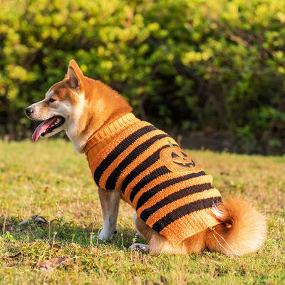 Halloween Dog Sweaters Pet Costume Warm Leisure Sweater Cosplay Clothes For Dogs