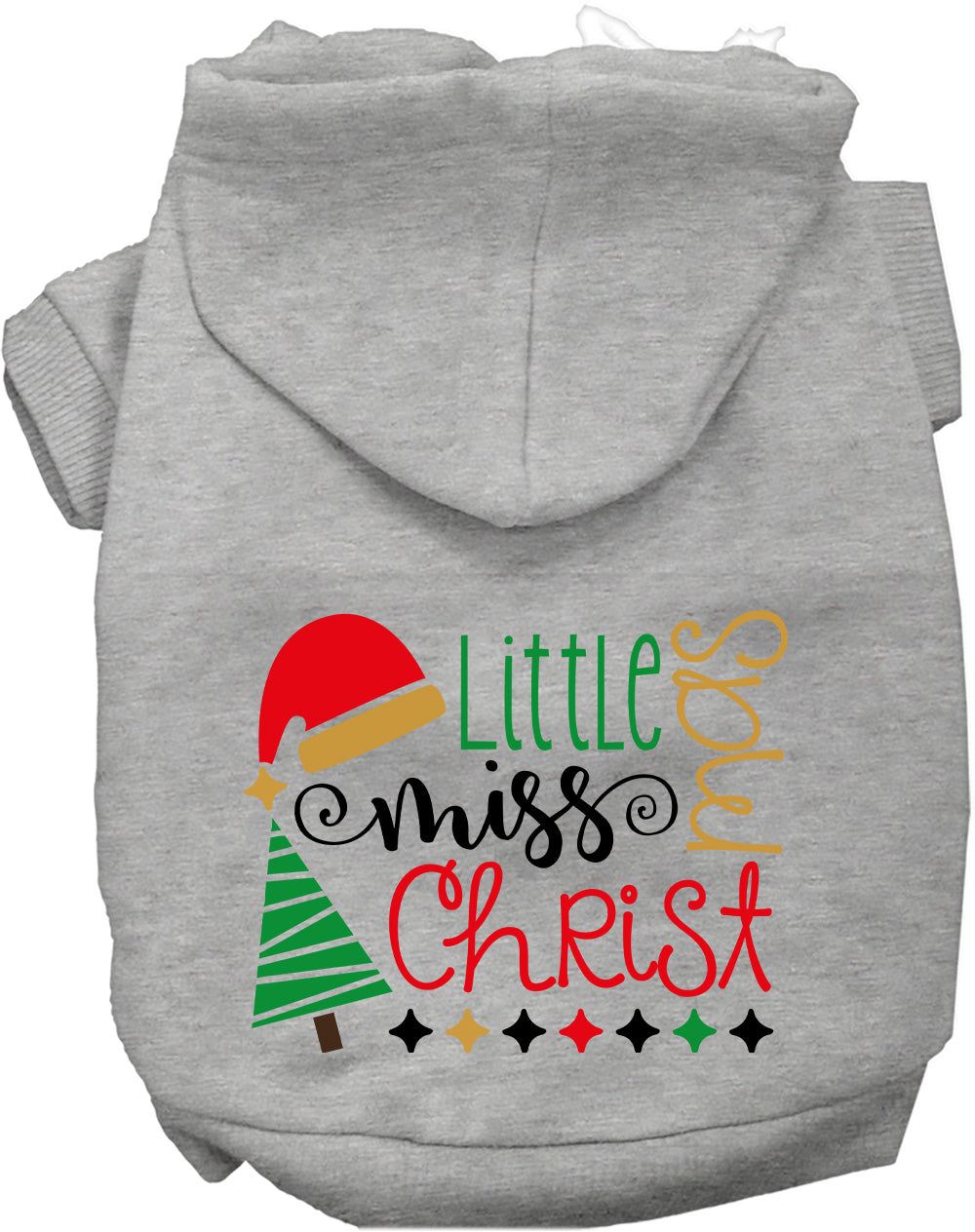 Little Miss Christmas Pet Hoodie