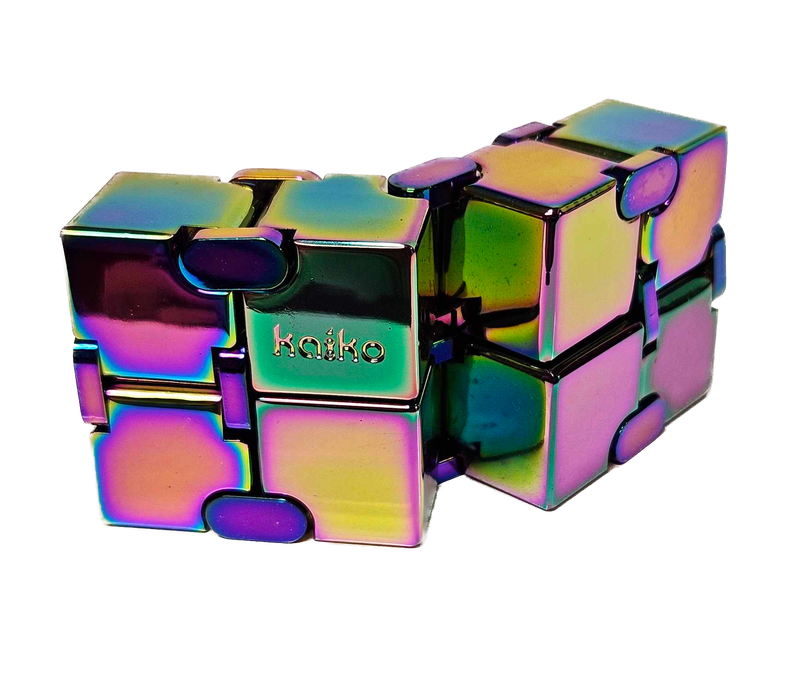 Infinity Cube - oil slick