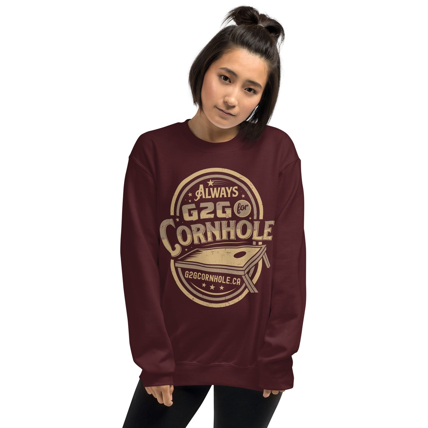 Unisex Sweatshirt &quot;Always G2G for Cornhole&quot;