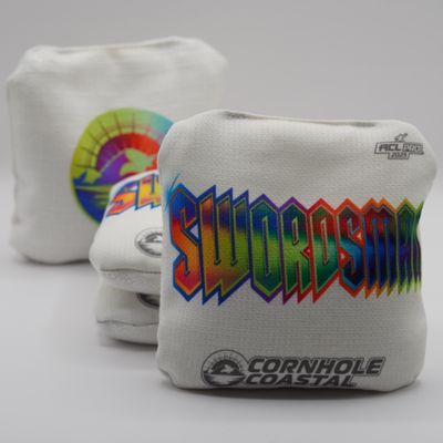 Cornhole Coastal Swordsman White