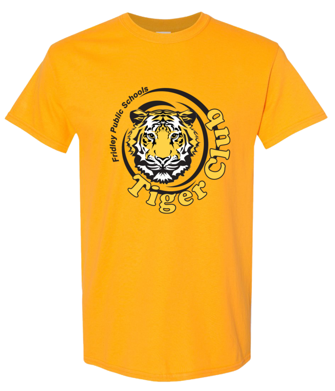 Tiger Club Logo-Wear T-Shirt Gold