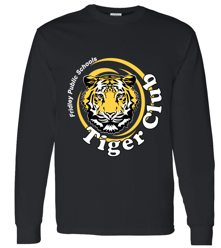 Tiger Club Logo-Wear T-Shirt Long Sleeve Black