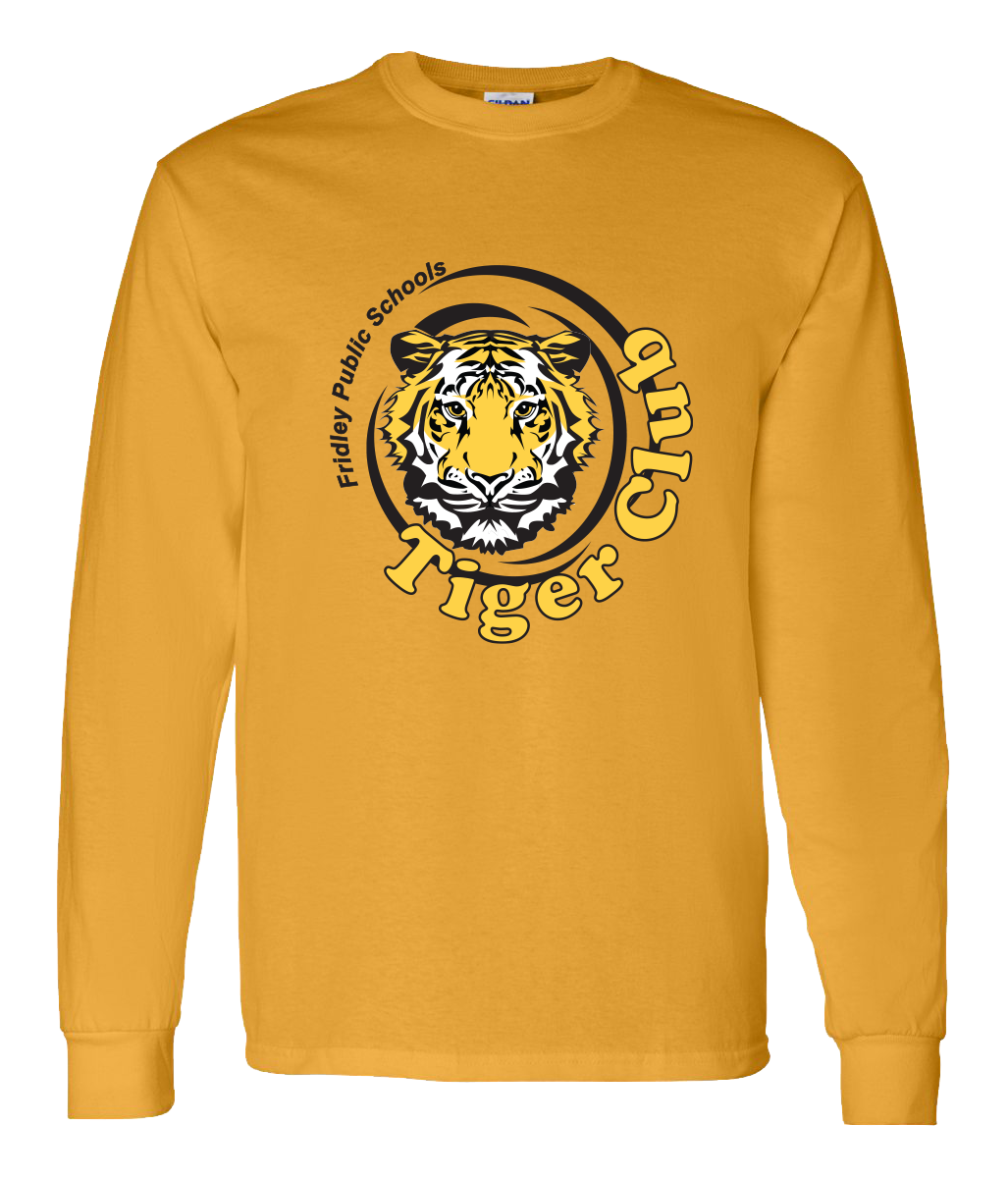 Tiger Club Logo-Wear T-Shirt Long Sleeve Gold
