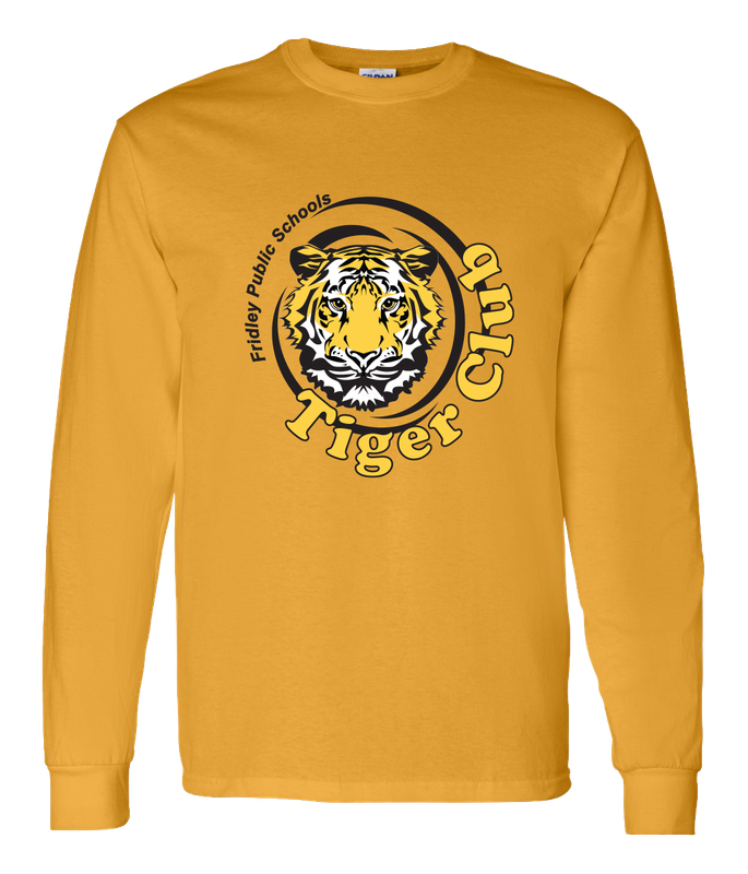 Tiger Club Logo-Wear T-Shirt Long Sleeve Gold