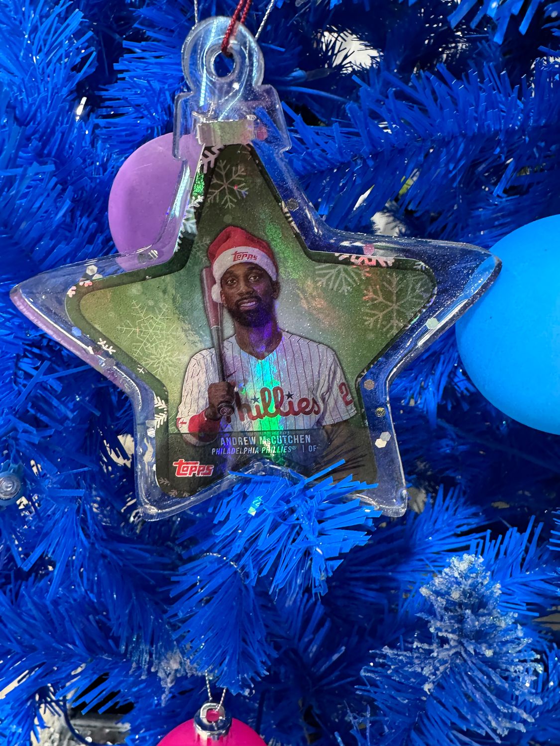 Topps Andrew McCutchen Ornament